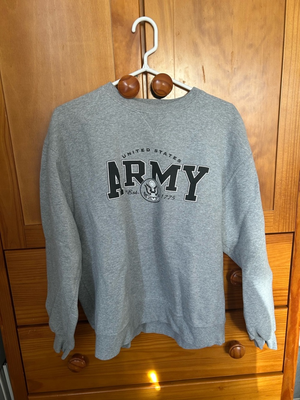 Gear For Sports Gray ARMY Crewneck Sweatshirt